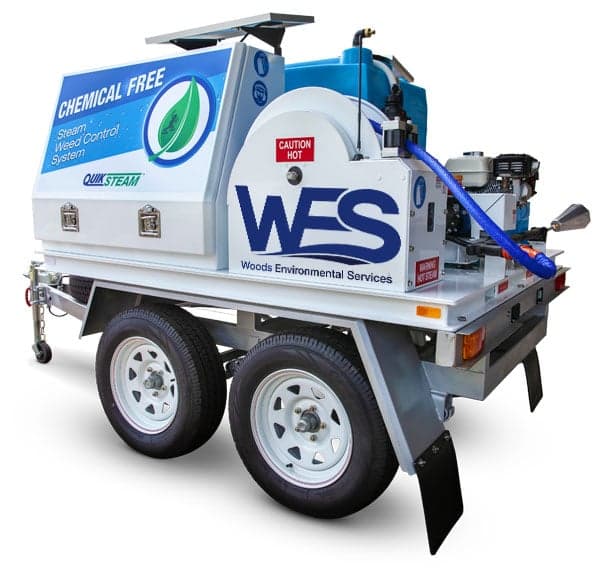 Steam weed control