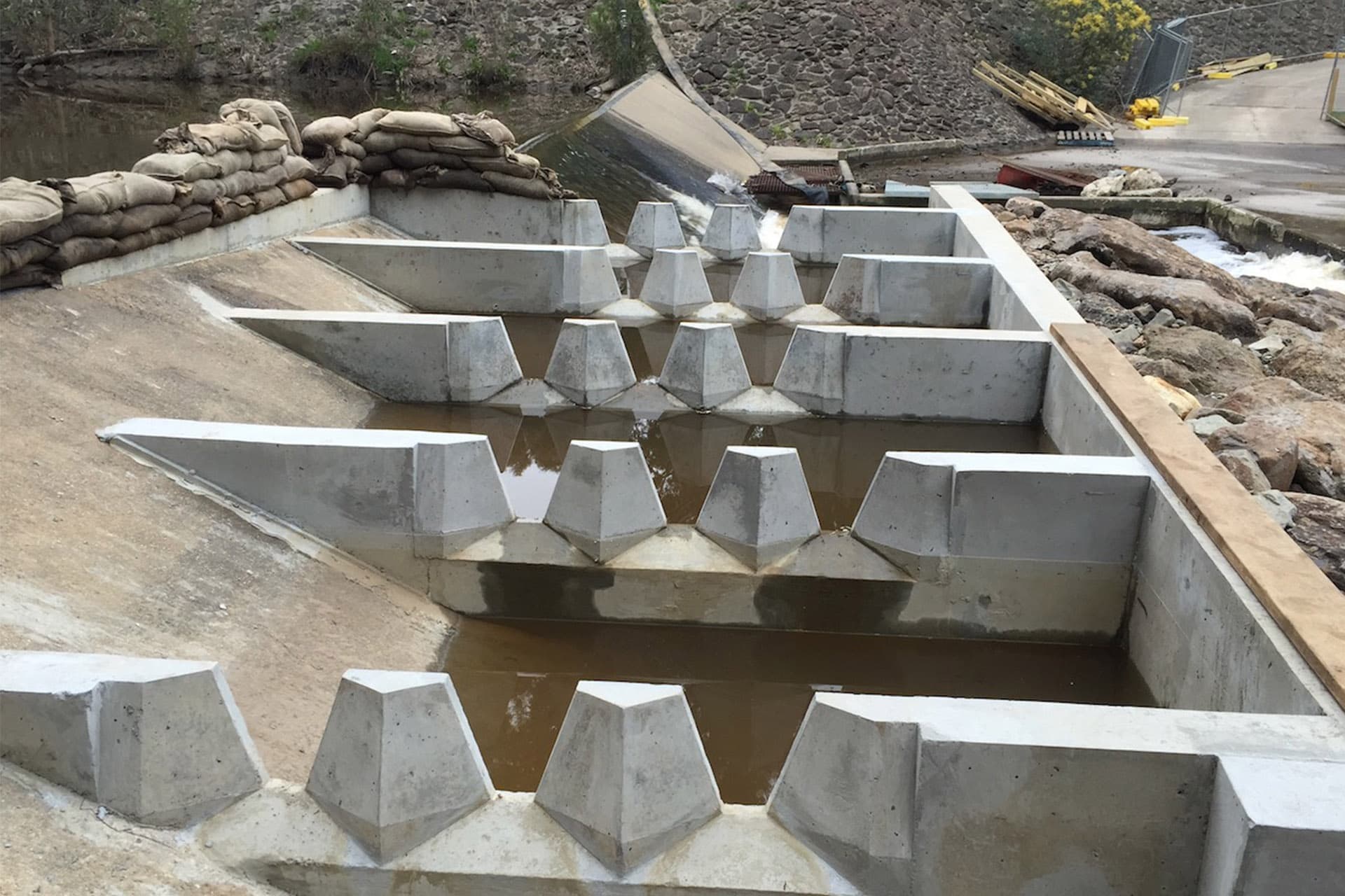 Waterway erosion control structures