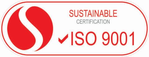 ISO 9001 certification badge
