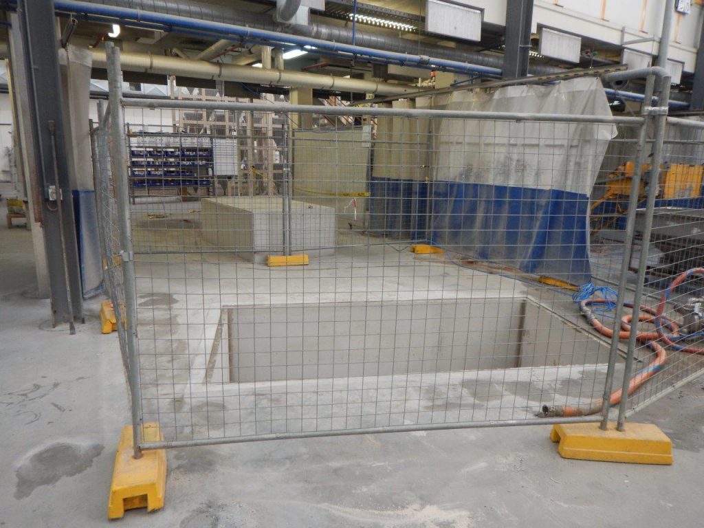 Construction site safety barriers