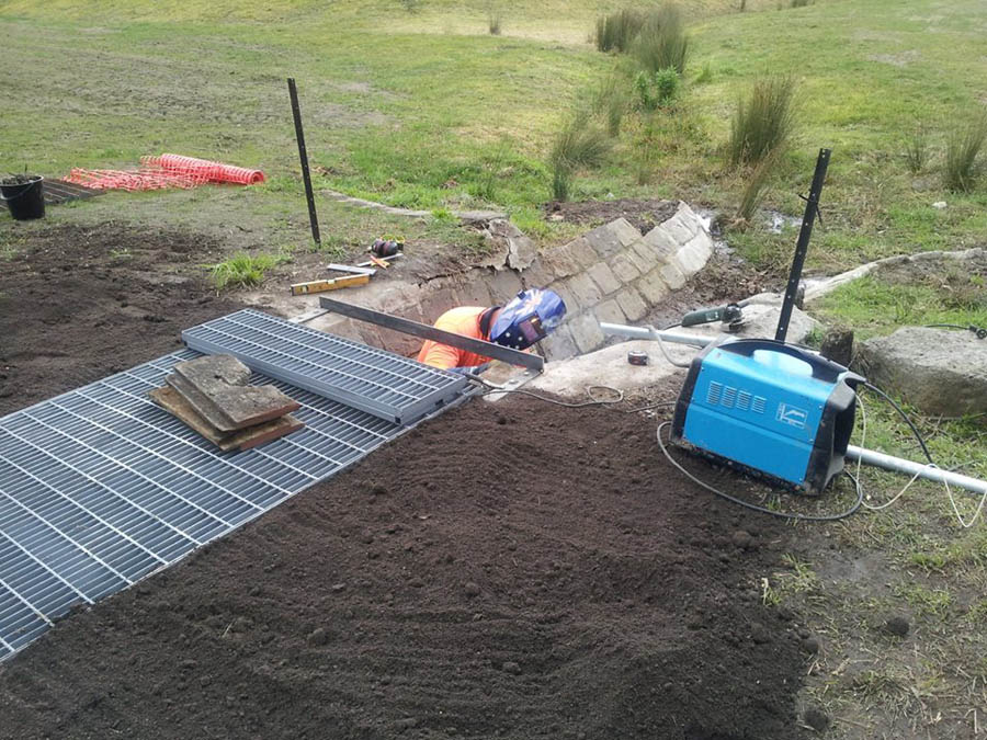 Construction work in progress