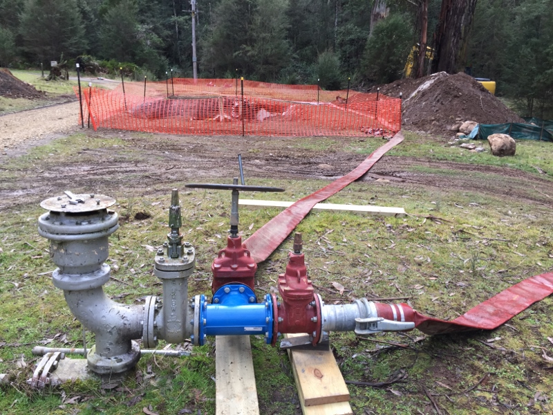Water valve system with hose